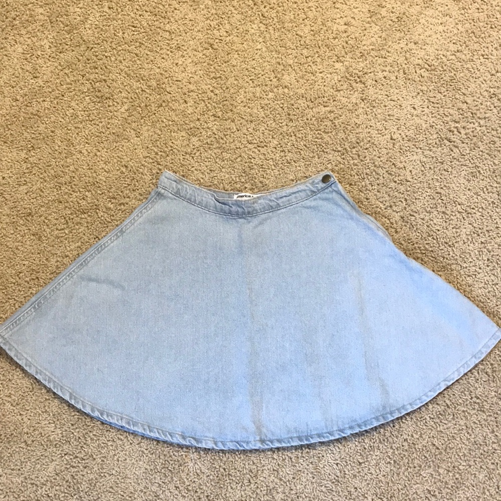 American Apparel Denim Skirt